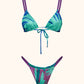 Bikini Donna Me Fui Triangolo con  Slip Regolabile Fantasia SW0830-X45