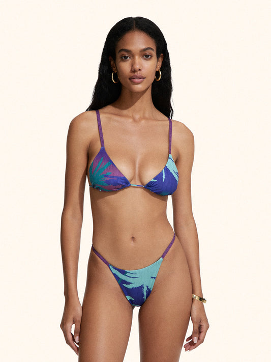 Bikini Donna Me Fui Triangolo con  Slip Regolabile Fantasia SW0830-X45
