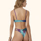 Bikini Donna Me Fui Top con Slip Fisso Fantasia SW0831-X45