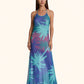 Vestito Lungo Donna Me Fui Fantasia SW0837-X45