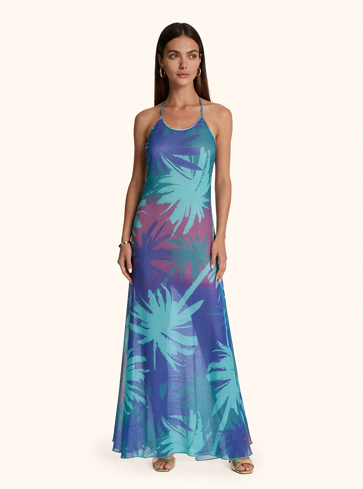 Vestito Lungo Donna Me Fui Fantasia SW0837-X45