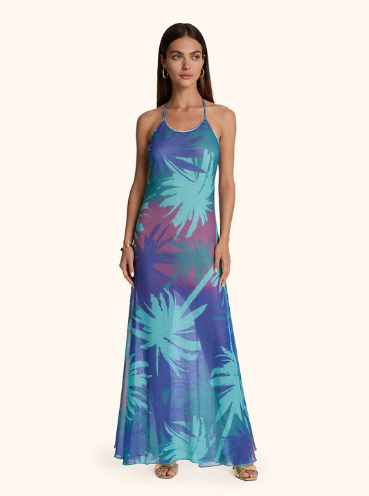 Vestito Lungo Donna Me Fui Fantasia SW0837-X45