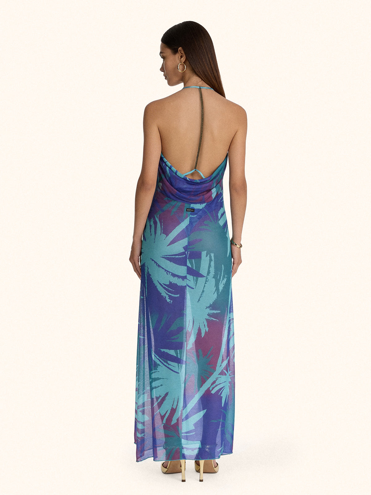 Vestito Lungo Donna Me Fui Fantasia SW0837-X45