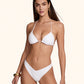 Bikini Donna Me Fui Triangolo con Slip Americano Fisso Bianco SW1907-WH