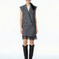MINIGONNA 37764 NERO TENSIONE IN.