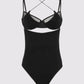 MONOKINI  NERO ME FUI MF24-0703BK TWIST