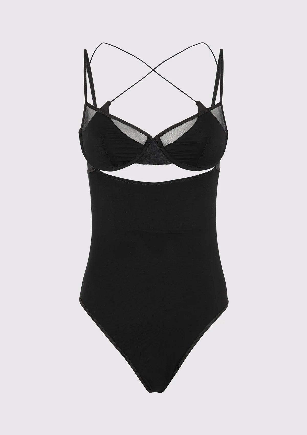 MONOKINI  NERO ME FUI MF24-0703BK TWIST