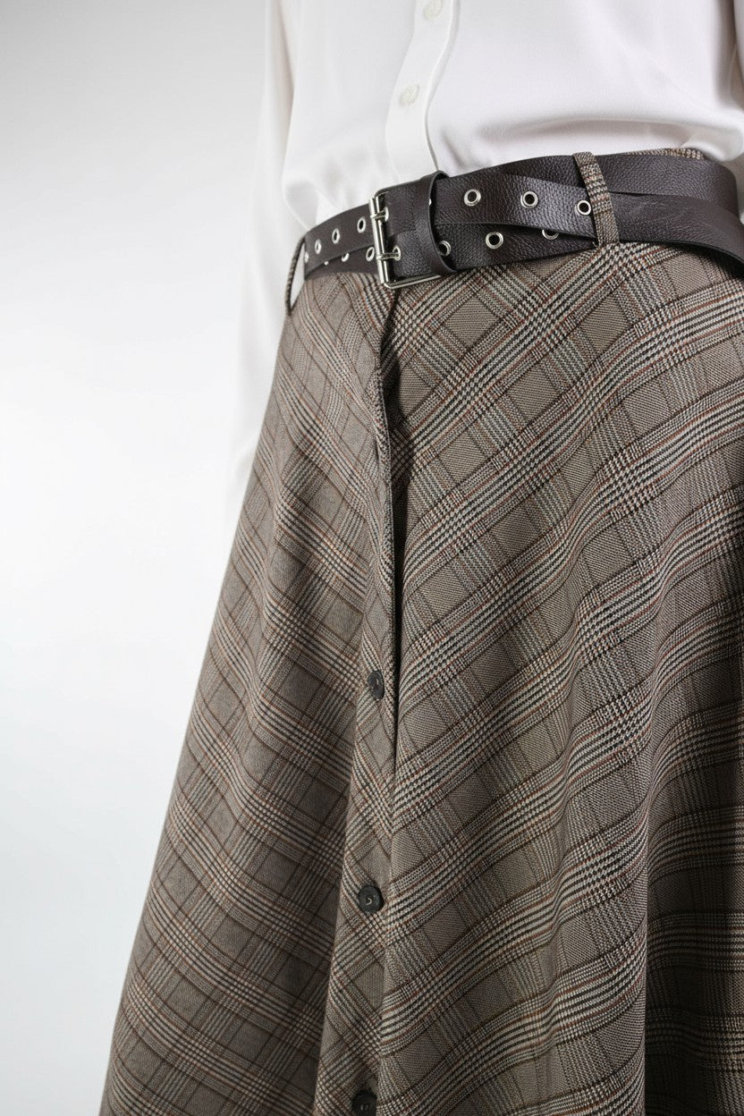 GONNA LUNGA PRINCIPE DI GALLES W25G985 MOTEL.