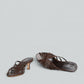 MULE IN PELLE OVYE AT764 MORO