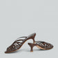 MULE IN PELLE OVYE AT764 MORO