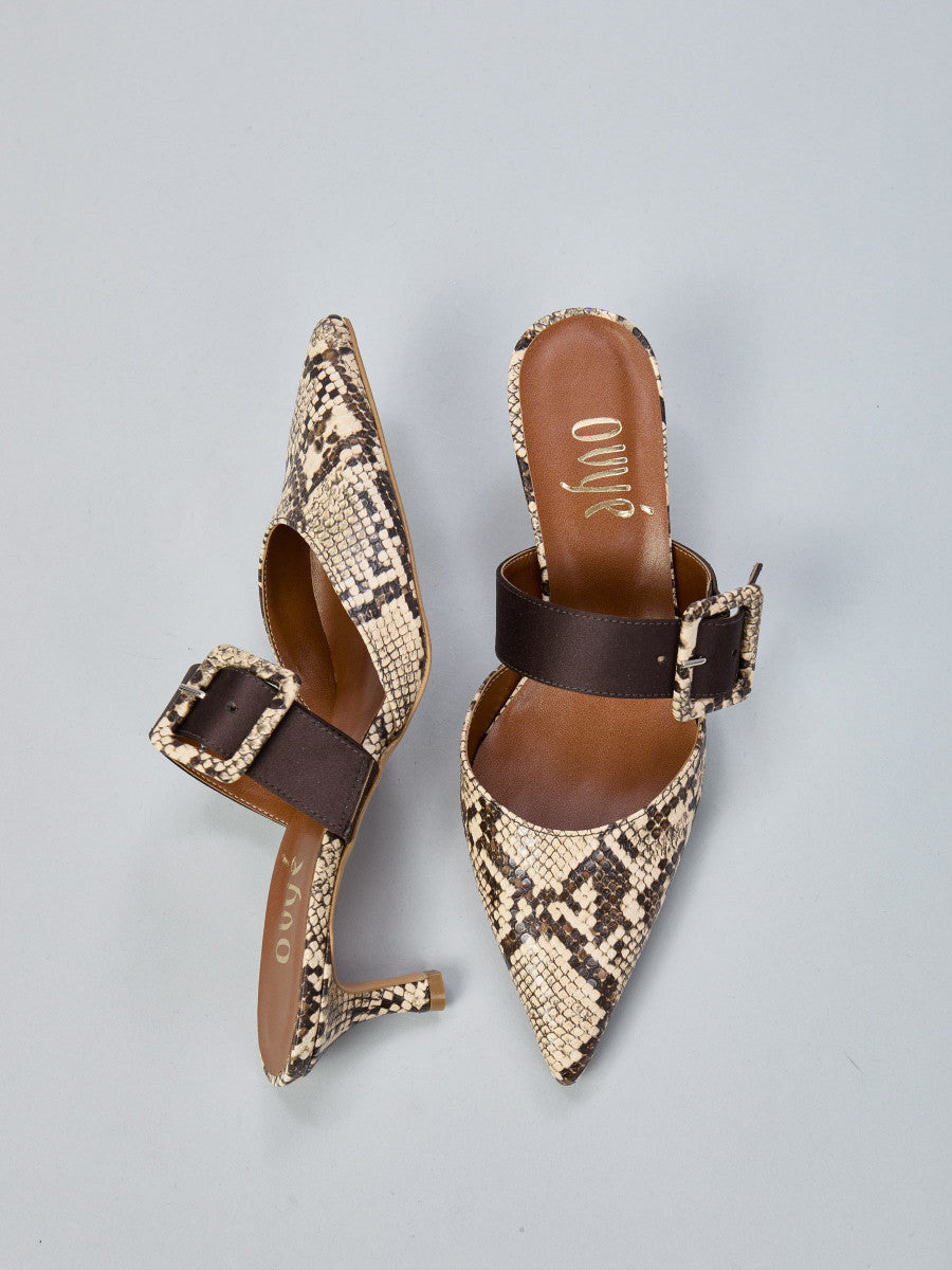 Mule Stampa Pitone OVYE