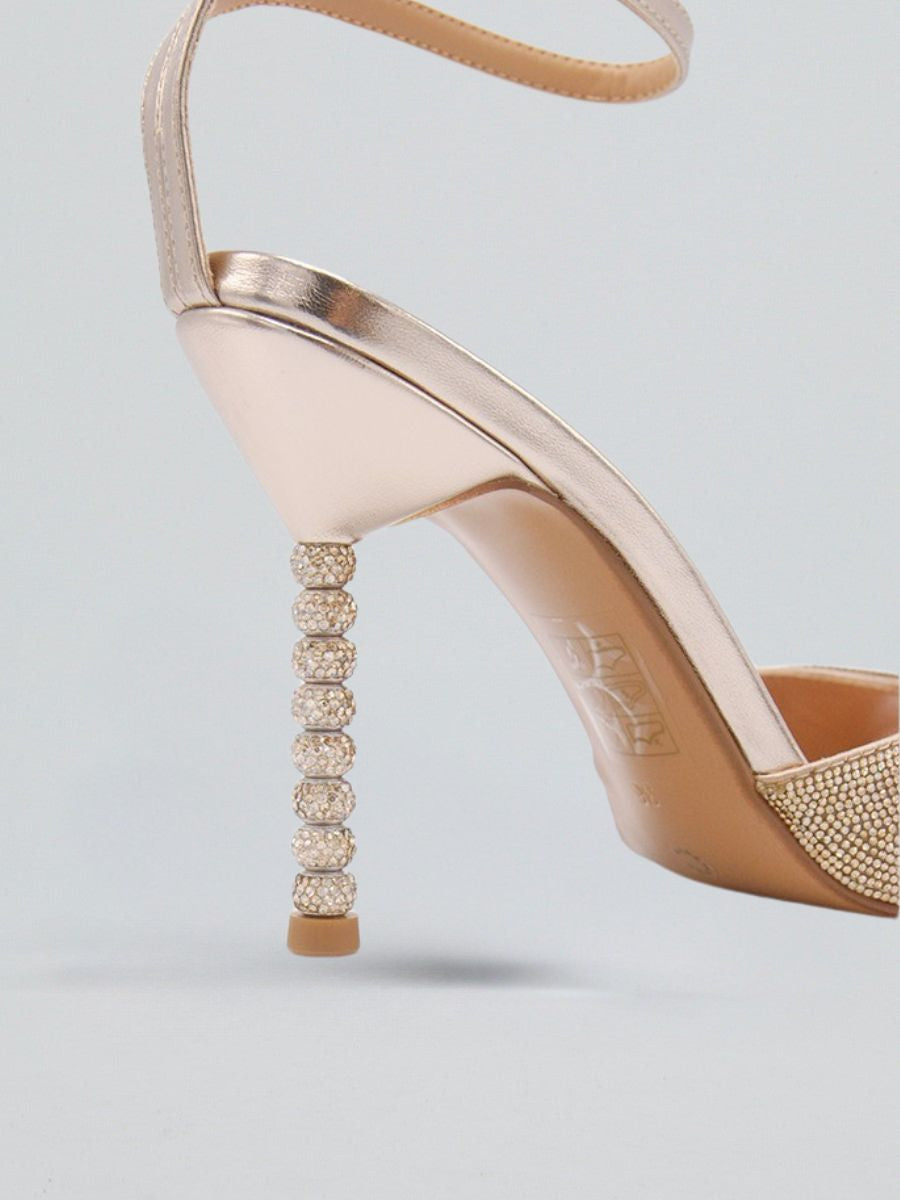 SANDALO ORO JOY-625IN STRASS OVYE'