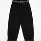 PANTALONE A COSTE 59054P NERO SUSY MIX.