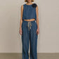 PANTALONE 25P7460 BLU TENSIONE IN.