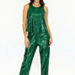 PANTALONE BALLON IN PAILLETTES 38142 VERDE TENSIONE IN.