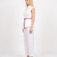 PANTALONE DRITTO CON RISVOLTO 26P4936 BIANCO TENSIONE IN.