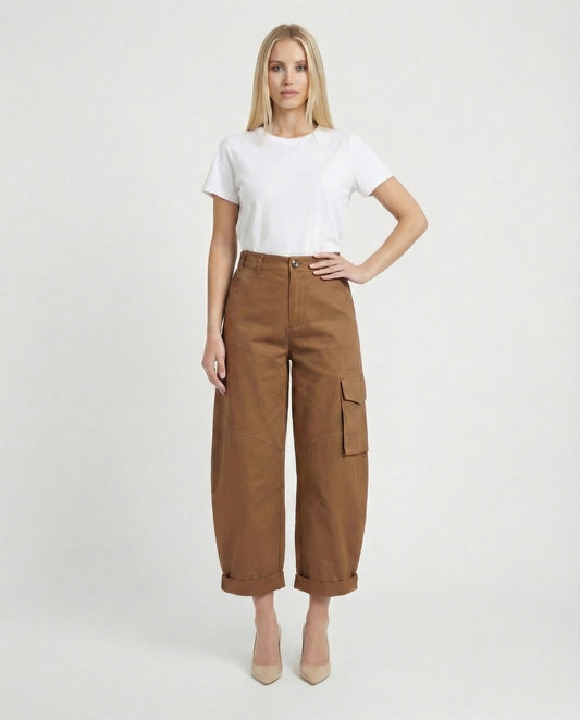 PANTALONE BALLON P101 TABACCO TENSIONE IN.