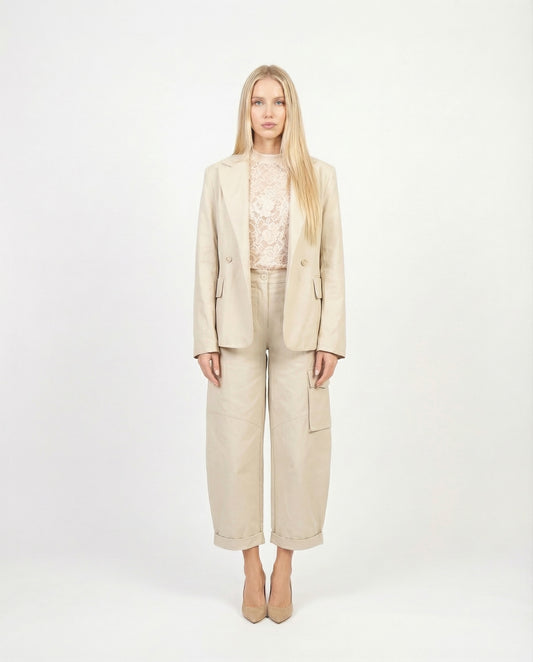 PANTALONE BALOON P101 BEIGE TENSIONE IN.