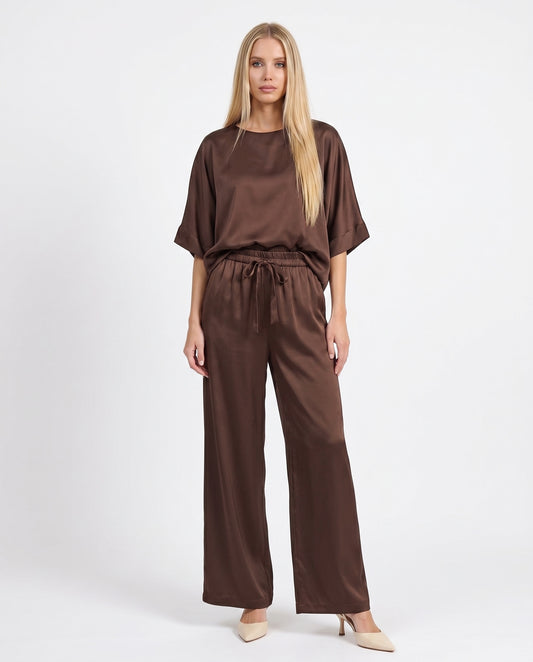 PANTALONE F9109P22R/PE26 CAFFE' MOTEL.