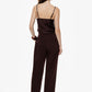 PANTALONI CROPED VITA ALTA PEY7KIC MORO IMPERIAL.