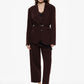 PANTALONI CROPED VITA ALTA PEY7KIC MORO IMPERIAL.