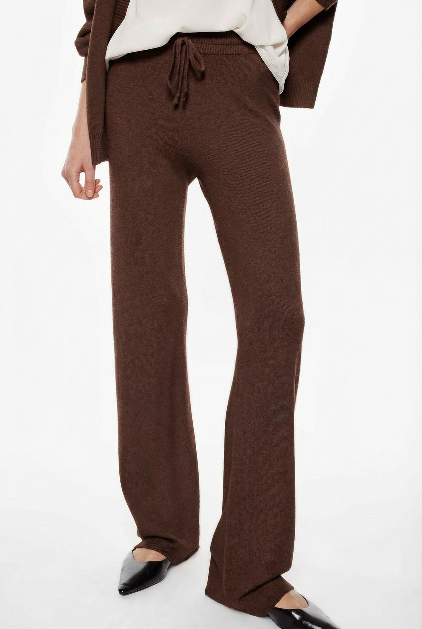 PANTALONE IN VISCOSA P3025865 MORO IMPERIAL.