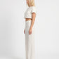 PANTALONI IN LINO P9990100V BIANCO IMPERIAL.