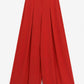 PANTALONI PALAZZO A VITA ALTA PEZ3LHXC ROSSO IMPERIAL.