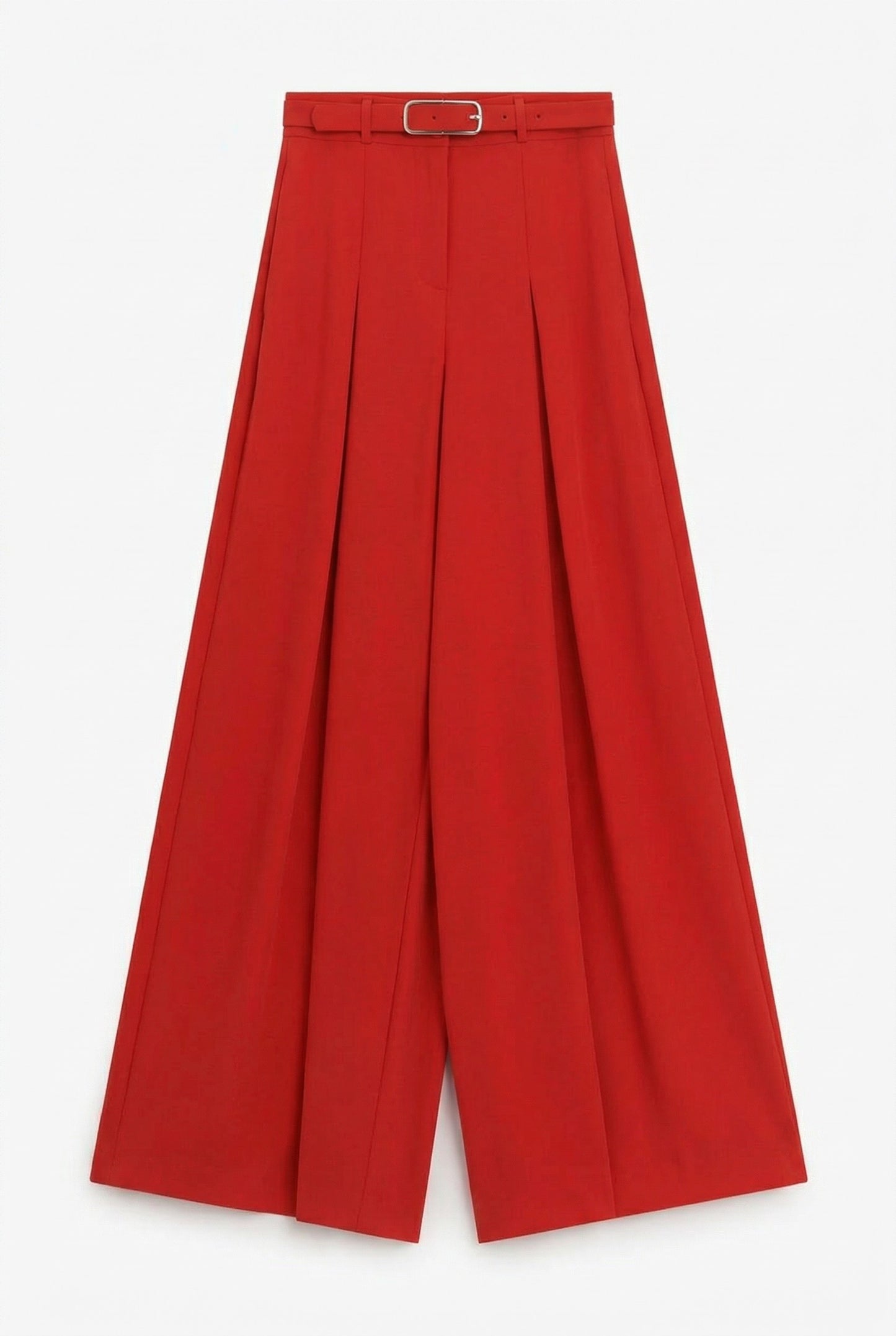 PANTALONI PALAZZO A VITA ALTA PEZ3LHXC ROSSO IMPERIAL.