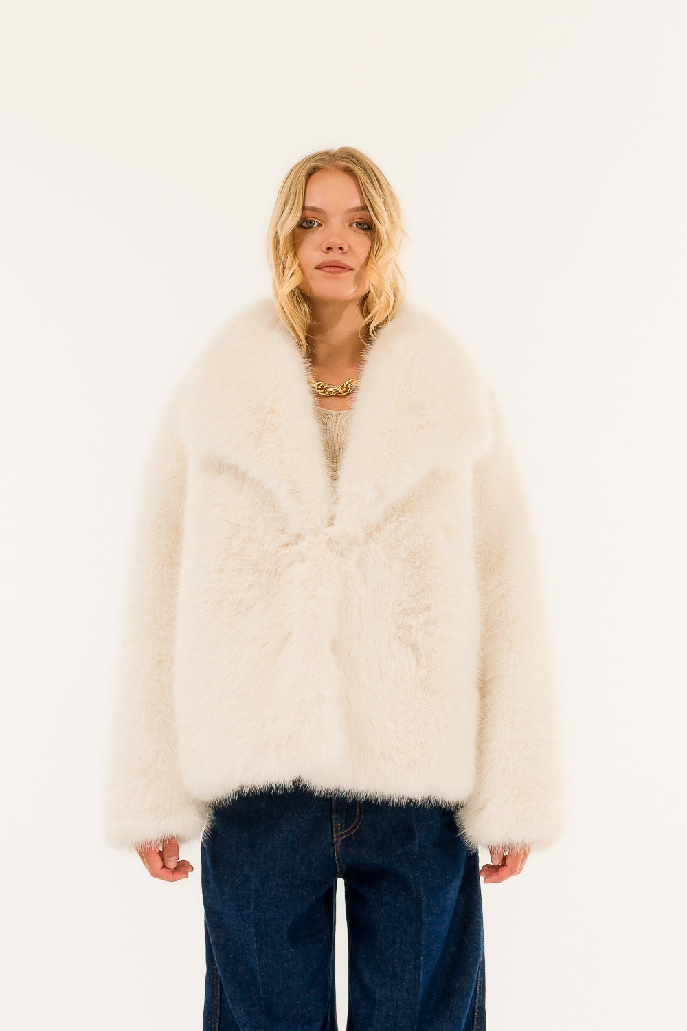 PELLICCIA REVER SV401C BIANCA KONTATTO