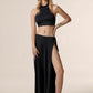 ME FUI Top Donna Me fui Nero 0327-BK