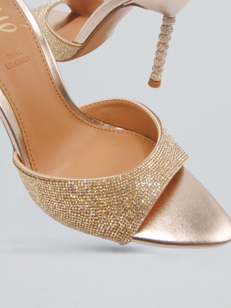 SANDALO ORO JOY-625IN STRASS OVYE'