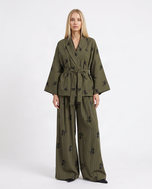 SPOLVERINO KIMONO S053MND MILITARE IMPERIAL.