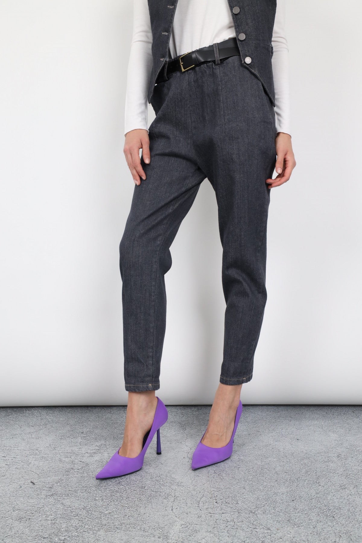 JEANS CAVALLO BASSO SUSY MIX GRIGIO