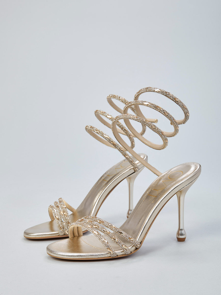 Sandalo Snake Con Strass OVYE