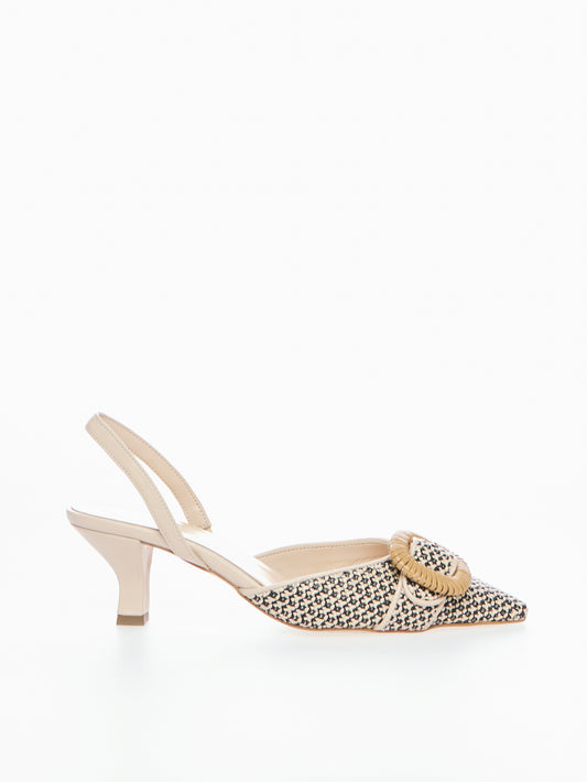 Slingback In Rafia CLARICE OVYE