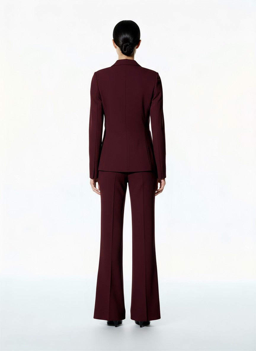 TAILLEUR GIACCA ANNODATA AI25543 BORDEAUX TENSIONE IN.