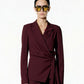 TAILLEUR GIACCA ANNODATA AI25543 BORDEAUX TENSIONE IN.
