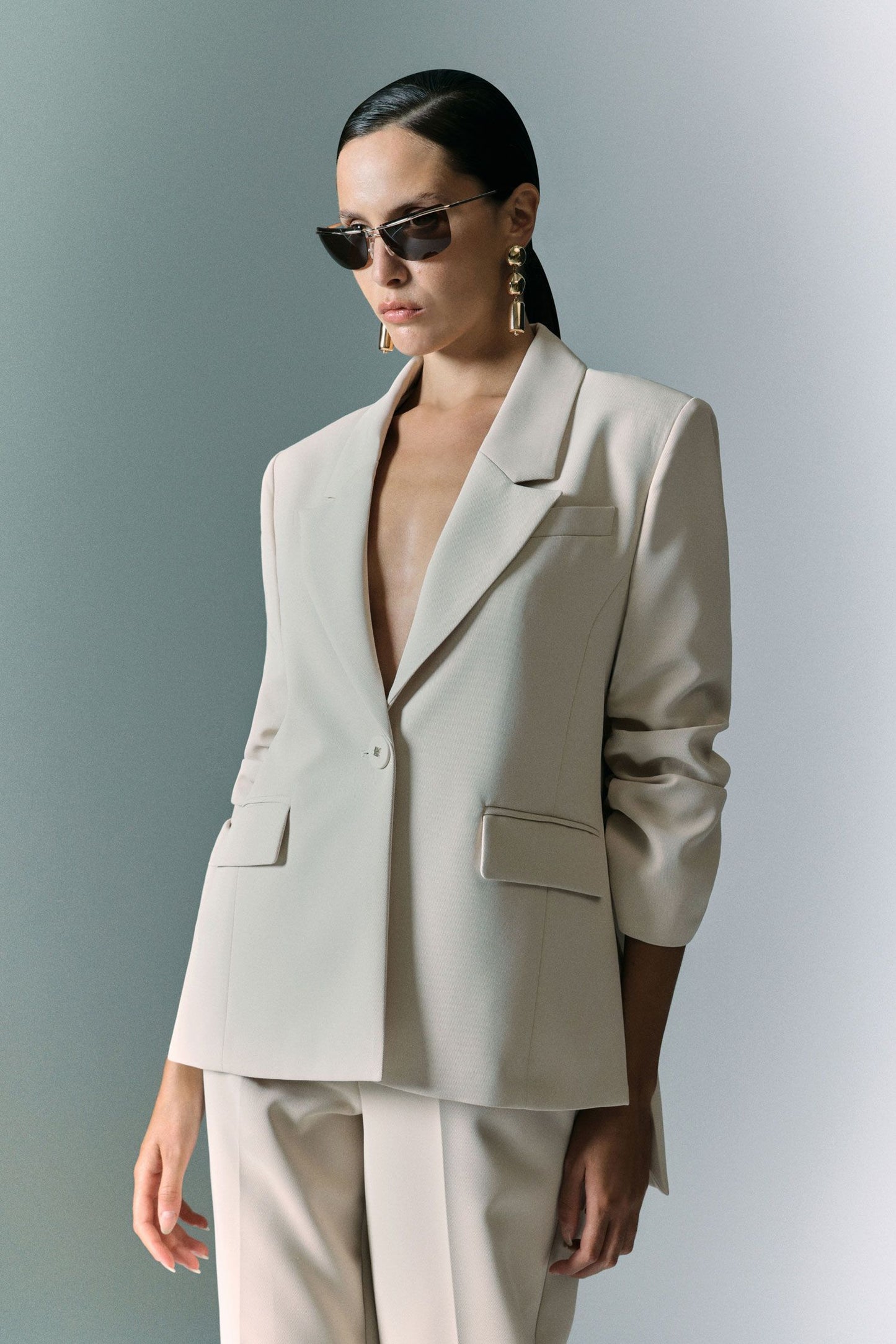 COMPLETO BLAZER E PANTALONE JBF7KSB BURRO IMPERIAL.