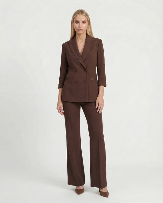 TAILLEUR GIACCA DOPPIOPETTO JU25LAW CACAO IMPERIAL.