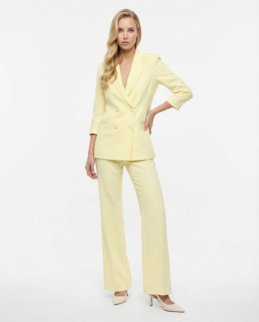 TAILLEUR GIACCA DOPPIOPETTO JU25LAW CANARINO IMPERIAL.