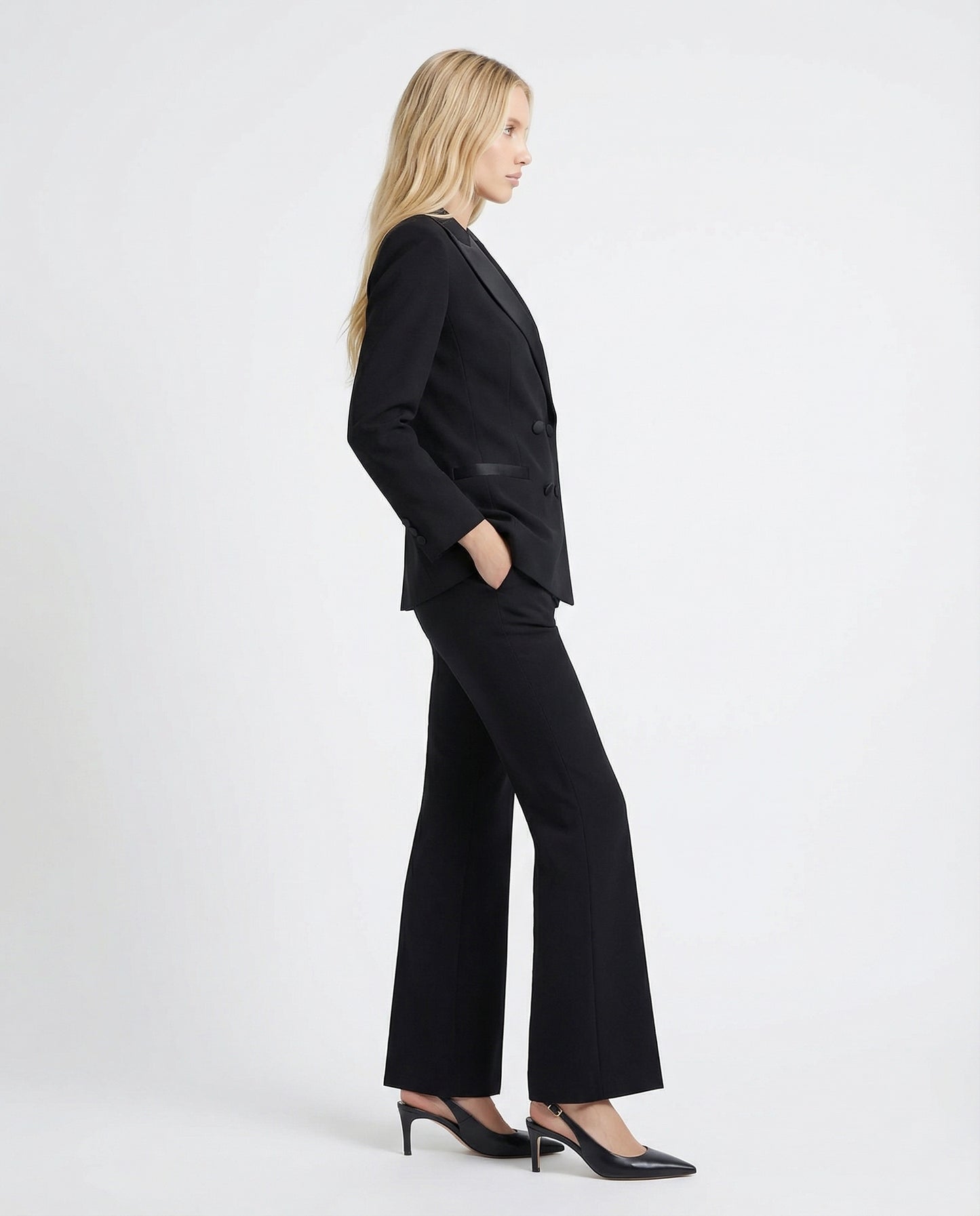 TAILLEUR GIACCA DOPPIOPETTO JU25LAW NERO IMPERIAL.