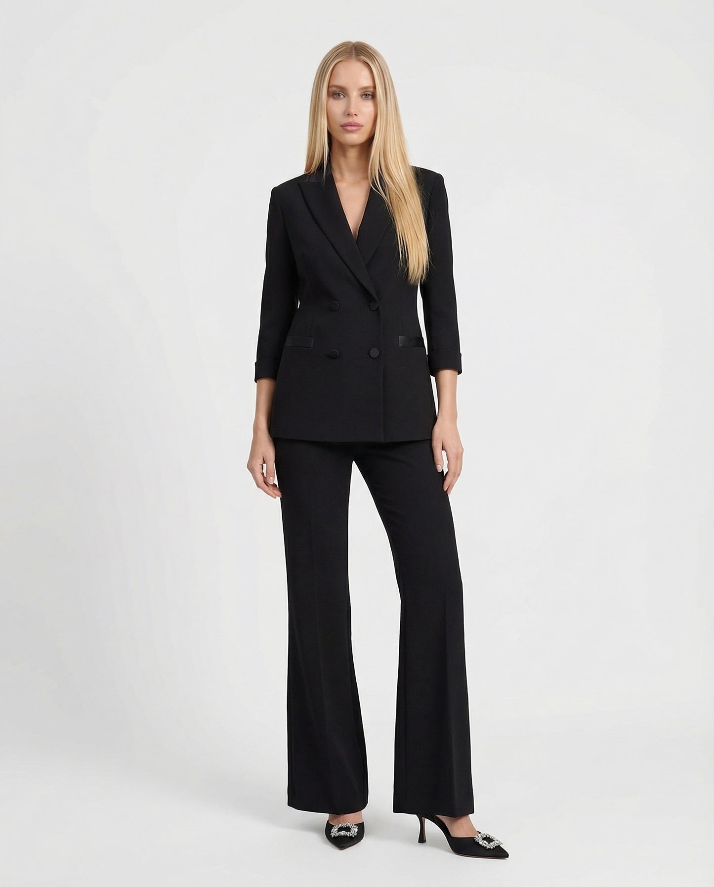 TAILLEUR GIACCA DOPPIOPETTO JU25LAW NERO IMPERIAL.