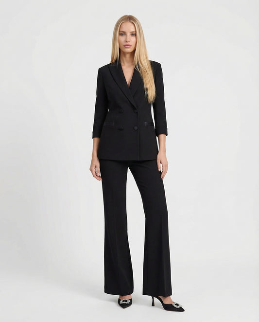 TAILLEUR GIACCA DOPPIOPETTO JU25LAW NERO IMPERIAL.