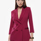 TAILLEUR GIACCA DOPPIOPETTO CON REVER A LANCIA MAGENTA IMPERIAL
