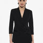 TAILLEUR GIACCA DOPPIOPETTO CON REVER A LANCIA NERO IMPERIAL