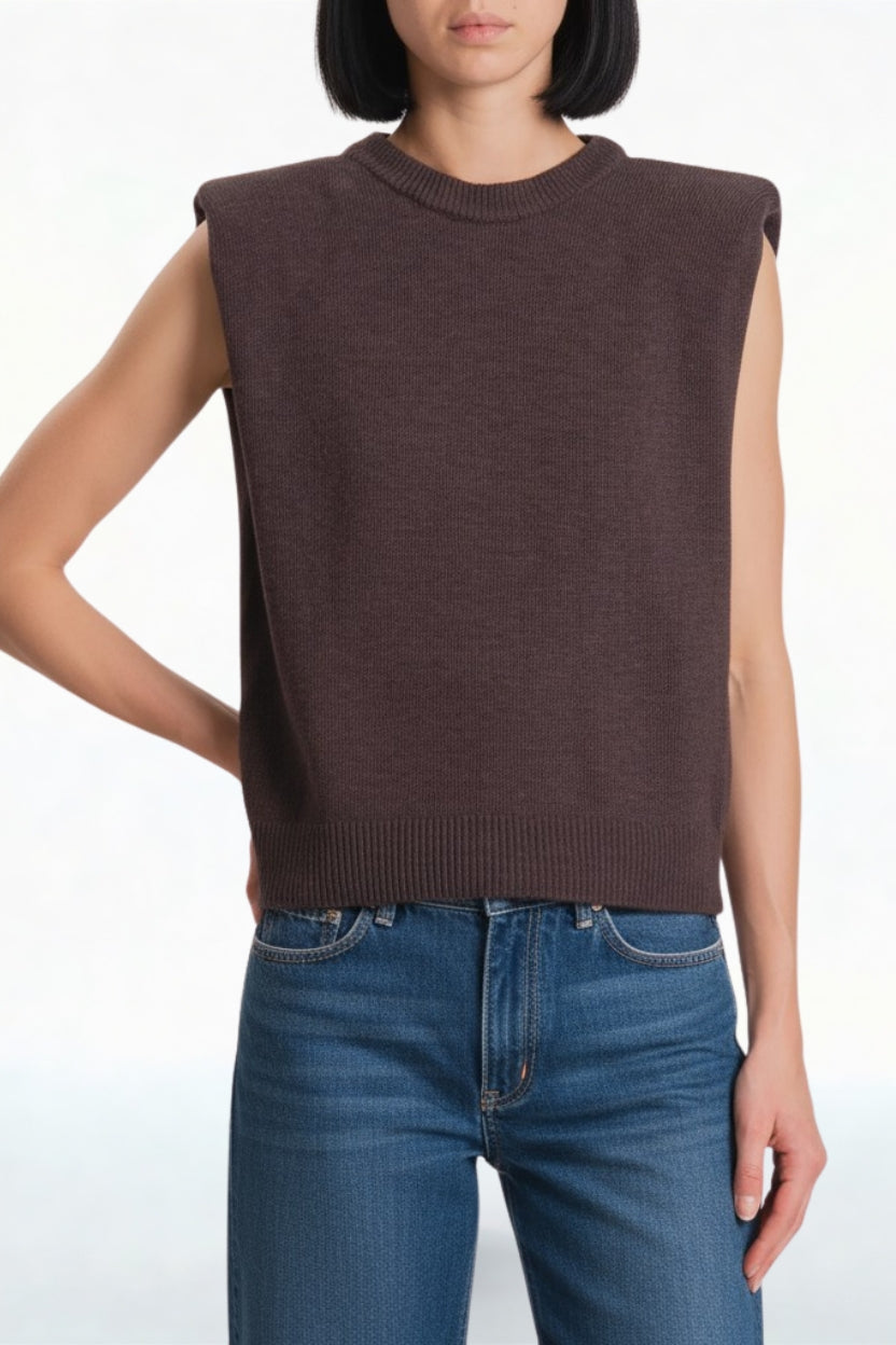 SMANICATO MISTO CASHMERE D80088 MARRONE TENSIONE IN.