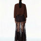 GONNA IN PIZZO FW250025 MORO TENSIONE IN.