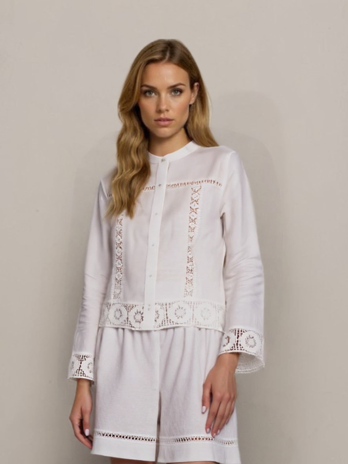 CAMICIA 25C7532 PANNA TENSIONE IN.