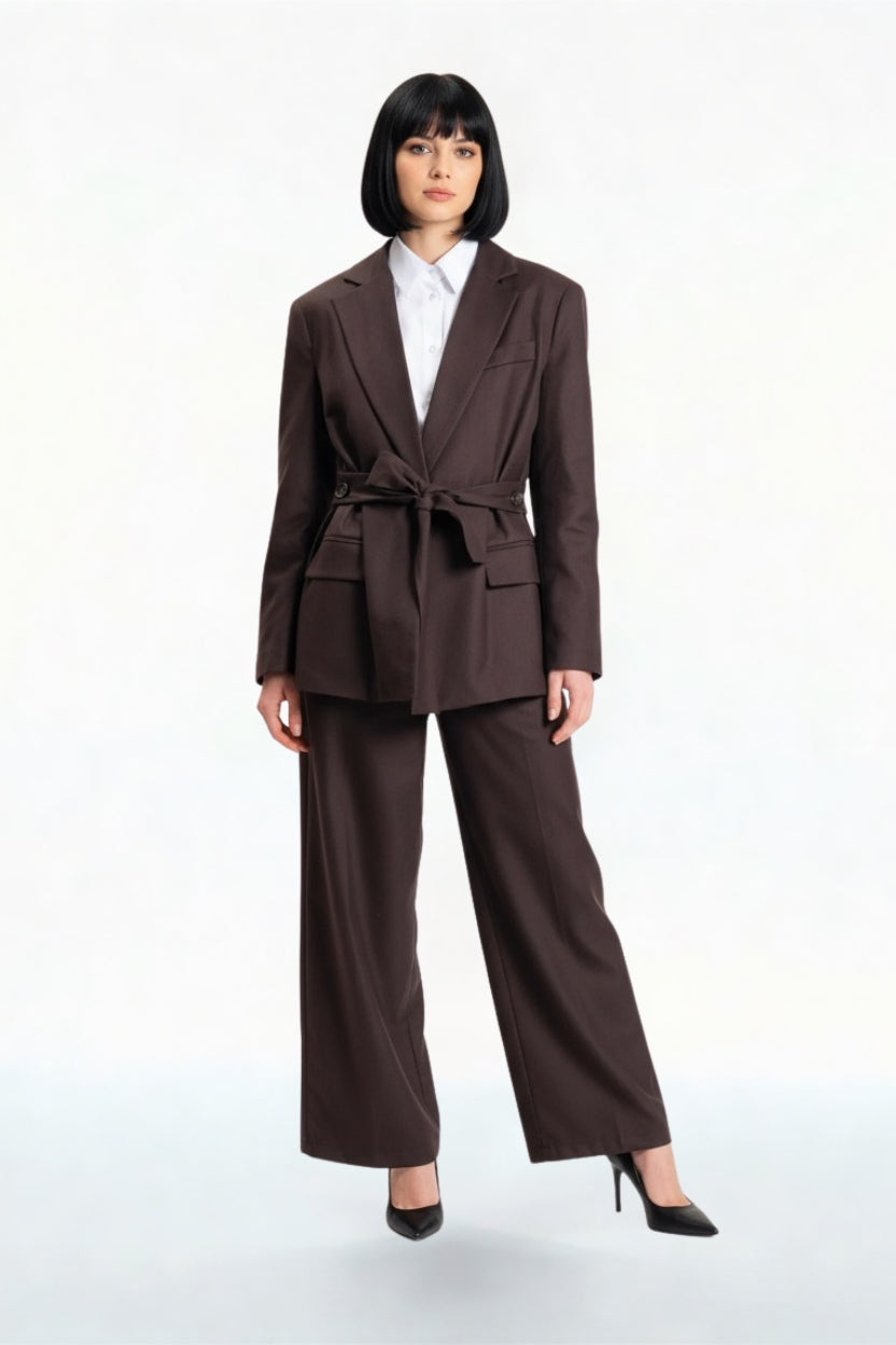 PANTALONE 26P1371 MORO TENSIONE IN.